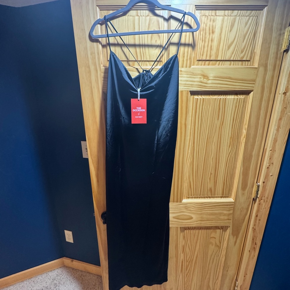 Old Navy Elegant Black Maxi Dress